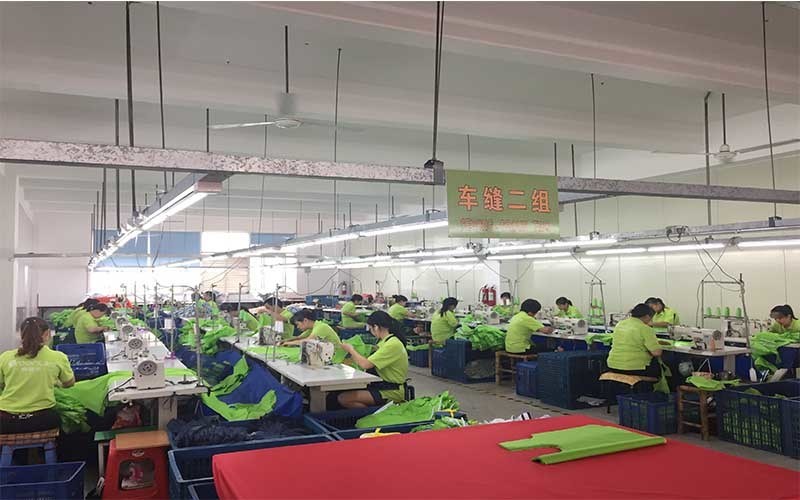XIAMEN GREENLIKE BAG CO.,LTD manufacturer production line